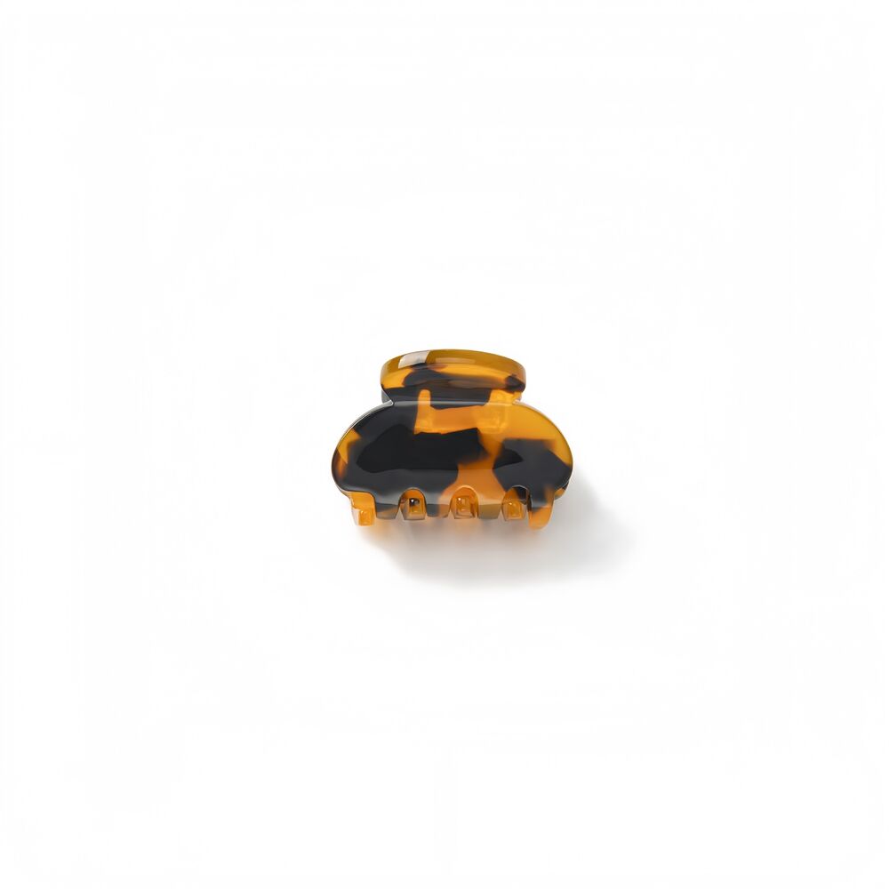 Fermagli per capelli in acetato con stampa leopardata della serie Simple, ideali per tutti i giorni.