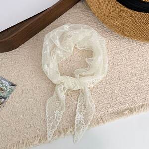 Simple Series Sweet Flower Lace Women's Summer Scarves h5