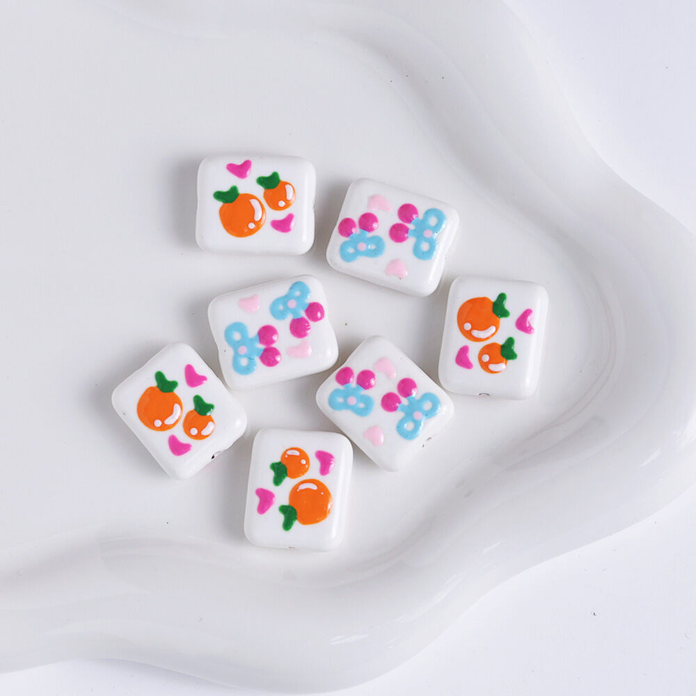 1 Piece Sweet Cherry Ceramics Jewelry Beads Picture3