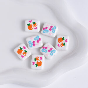 1 Piece Sweet Cherry Ceramics Jewelry Beads h5 Picture3