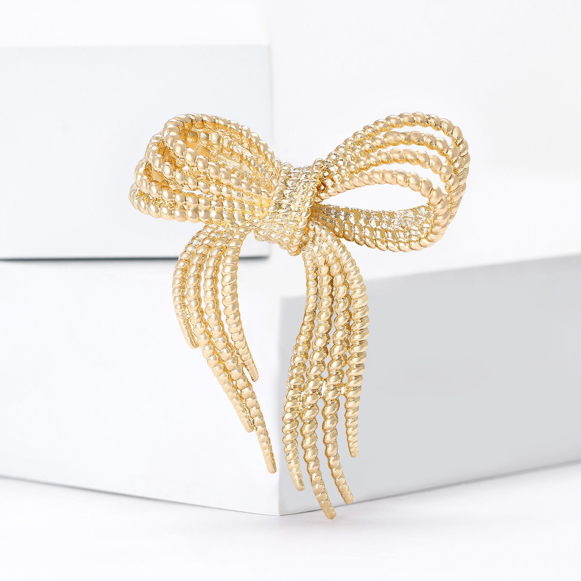 Luxurious Series Simple Bow Knot Rhinestone Rhinestone Brooches h5 Picture2