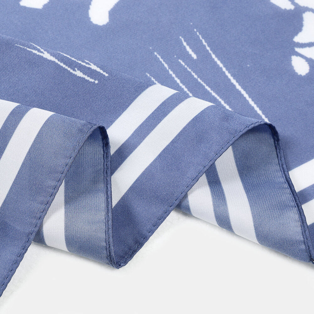 Simple Series Daily Animal Cartoon Women's Summer Scarves h5Picture5