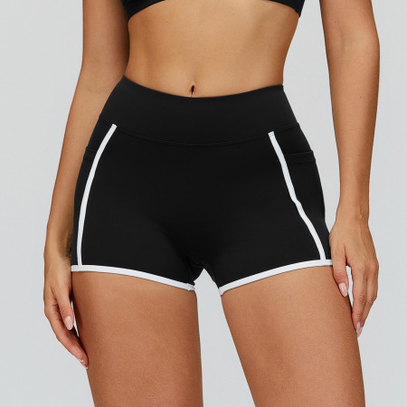 High Bounce Skin Fitting Athletic Sporty Color Clash Sports Bottoms