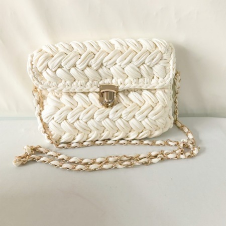 Vacation Style Woven Mixed Color Women's Shoulder Bags