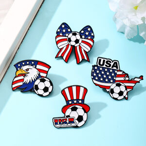 Simple Series Sports Cartoon Plant Football Alloy Brooches h5 Picture3