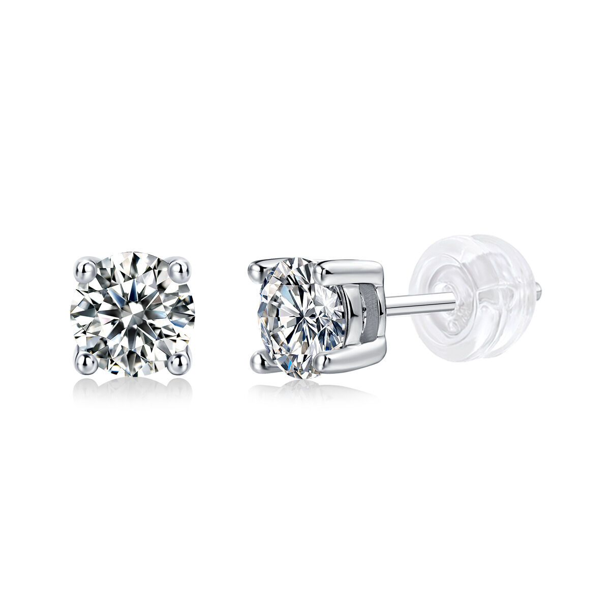 Style 1/0.50 ct moissanite 