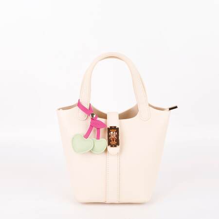 Romantic Series Daily Heart Mixed Color Cherry Pu Bag Charms 2