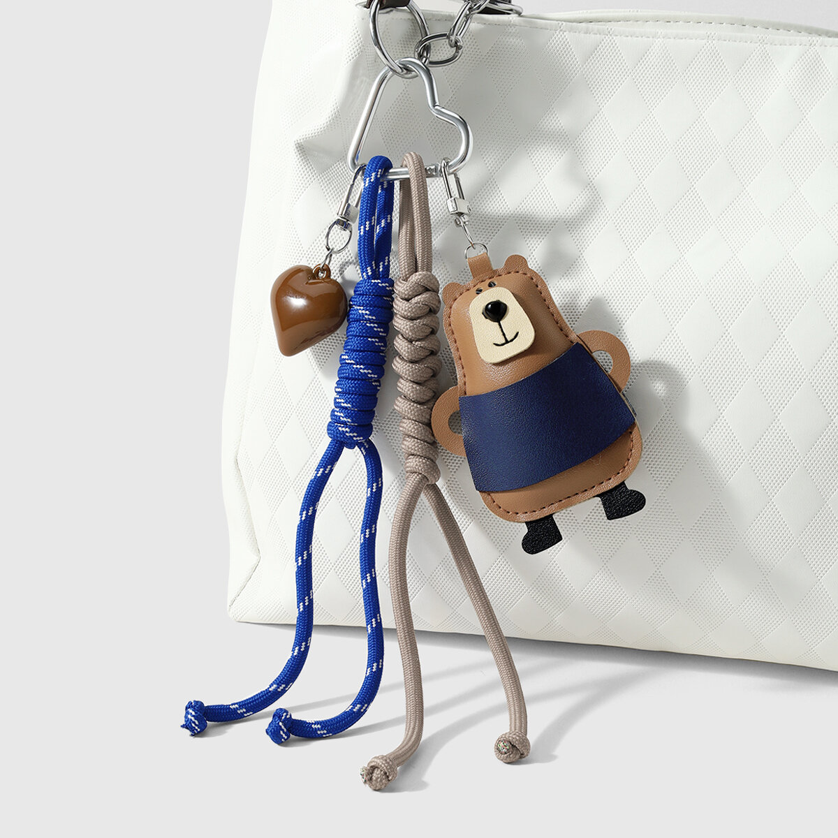 Simple Series Cute Animal Twist Cartoon Leather Bag Charms h5 Picture4