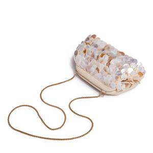 Evening Style Woven Solid Color Oceanic Style Woven Shell Sea Shells Women's Pillow Bag h5 Picture3
