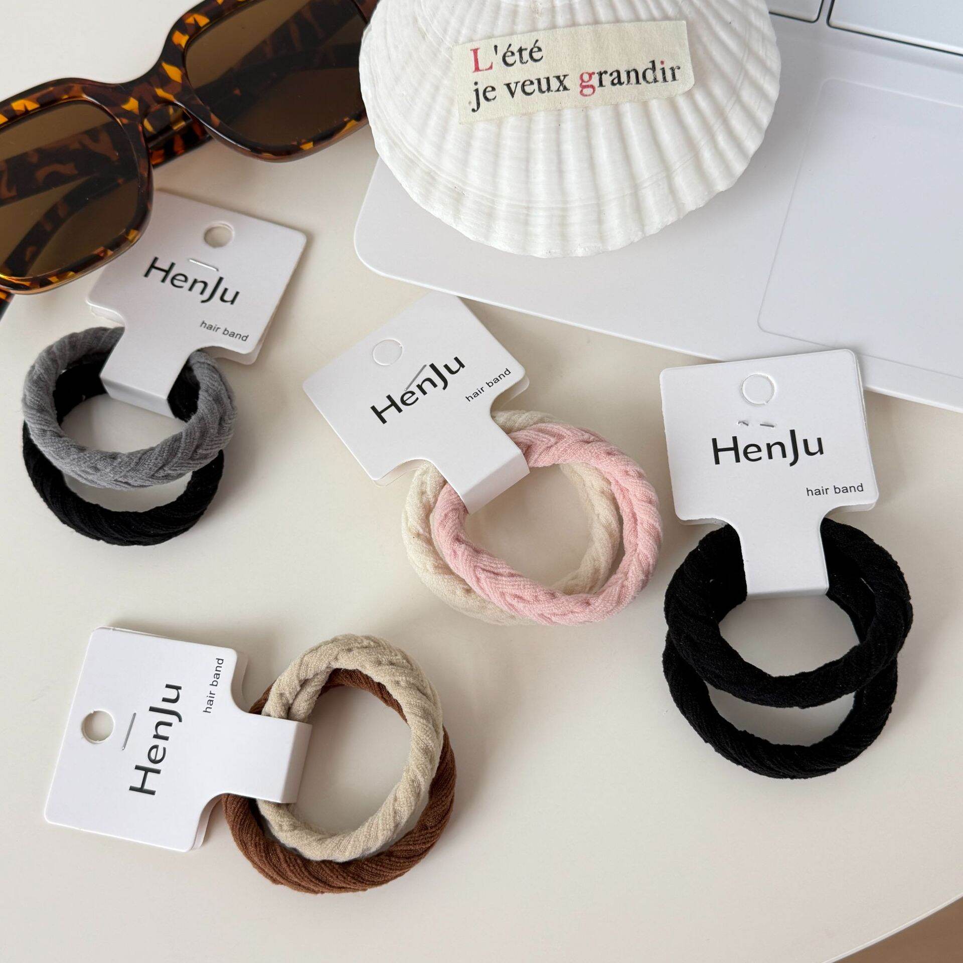 Simple Series Daily Mixed Color Rope Hair Ties h5Picture4