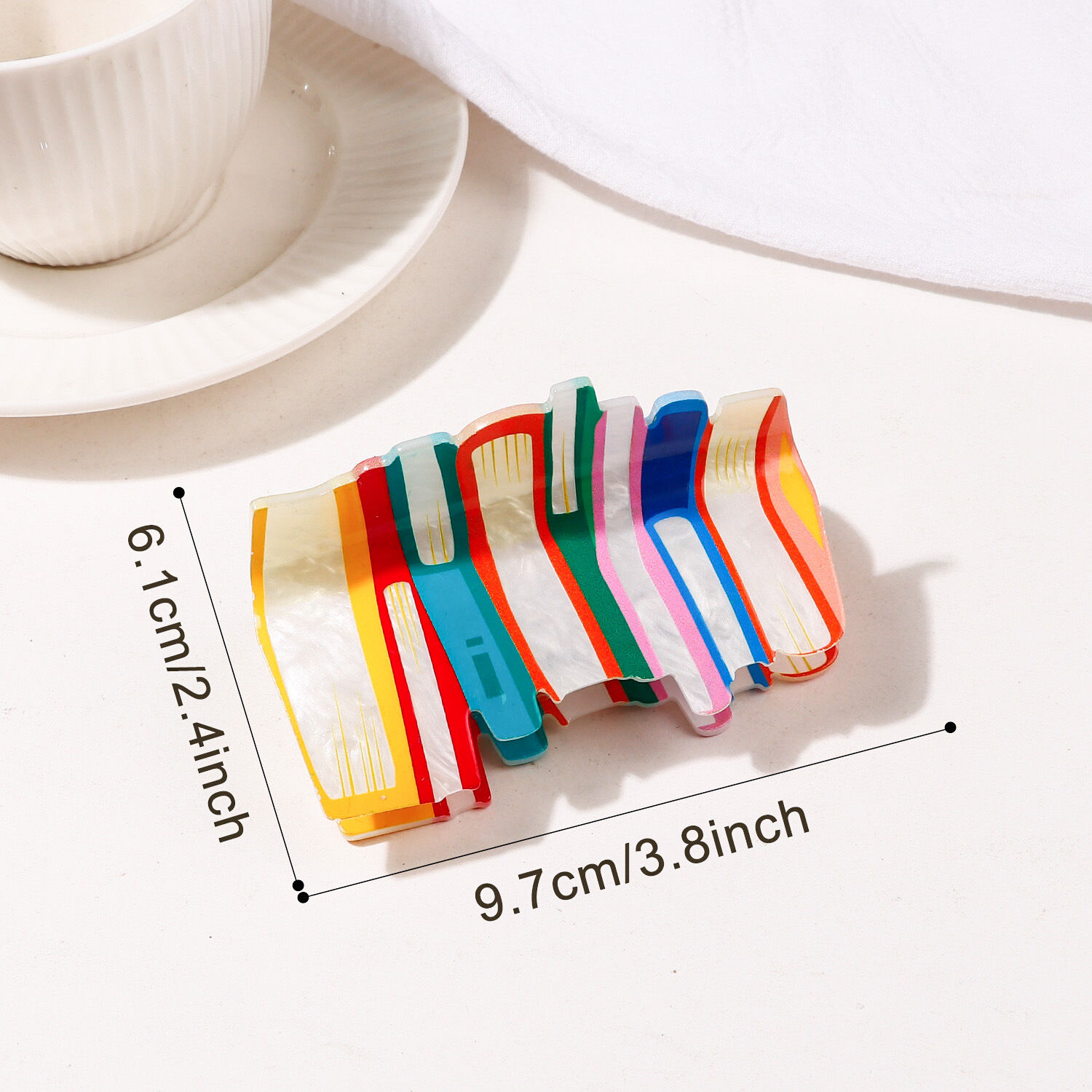 Simple Series Cute Animal Cartoon Mixed Color Pvc Unisex Hair Claws