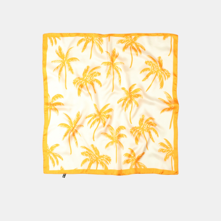 Schlichte Urlaubsschals aus Polyester, einfarbig, im Ozean-Stil, mit Pflanzenmotiven