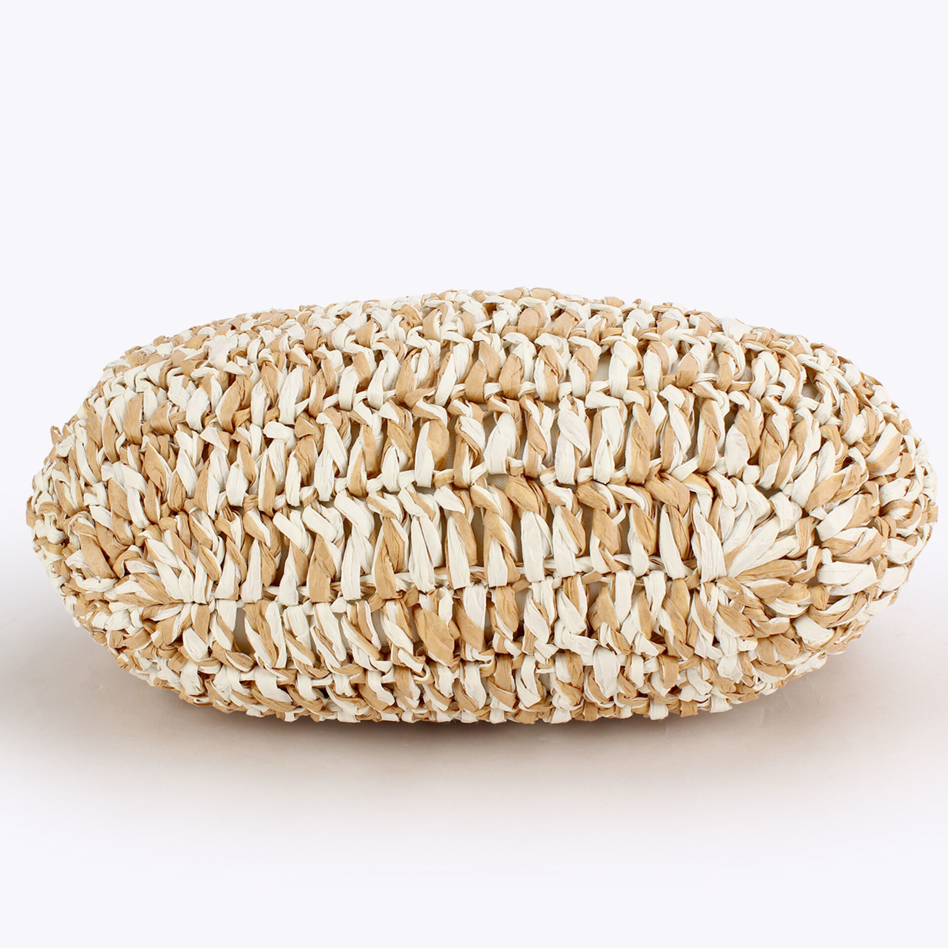 Vacation Style Woven Mixed Color Woven Raffia Women's Round Bag Picture5