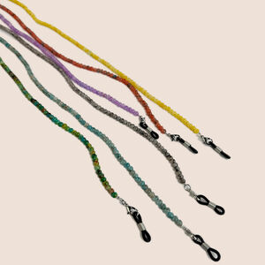 Simple Series Retro Solid Color Beads Glaze Sunglasses Chains h5 Picture4