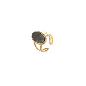 Simple Series Daily Irregular Shape Stainless Steel Waterproof Statement Rings h5 Picture5