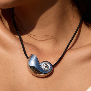 Vacation Oceanic Style Stainless Steel Waterproof Gold Color Women's Pendant Necklaces h5 Picture3