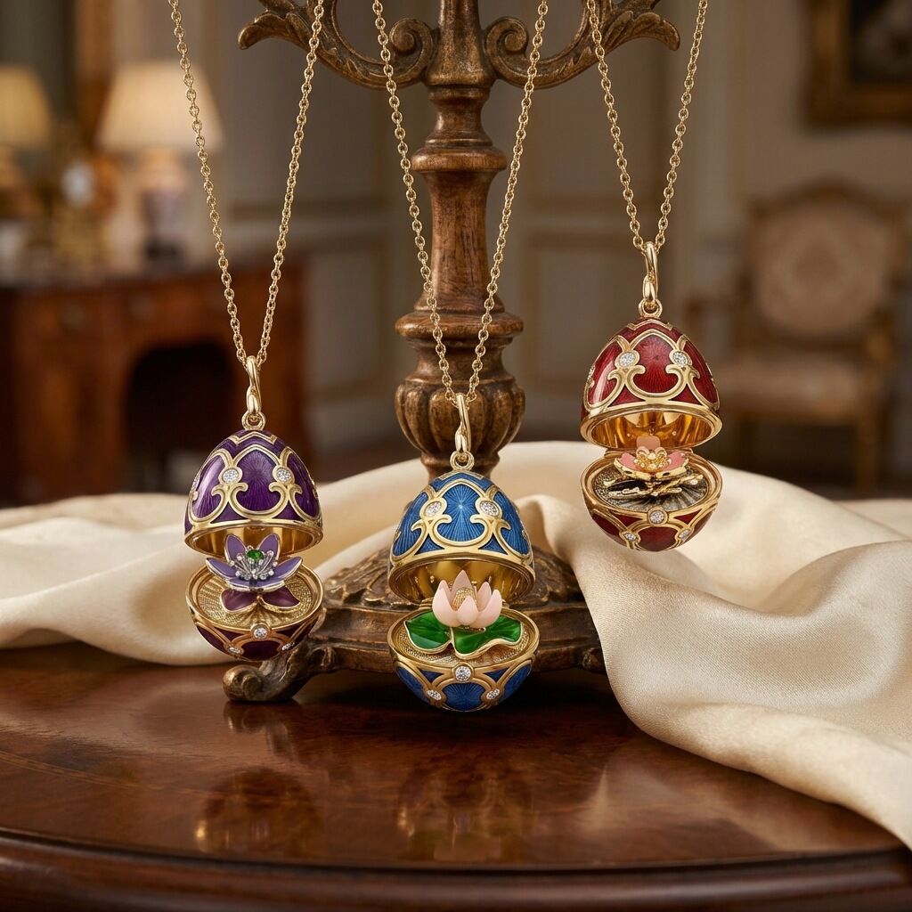 Retro Sweet Flower Ellipse Shape Copper Champagne Gold Color Plating Women's Pendant Necklaces