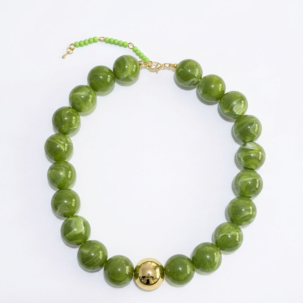 Beads Acrylic Women's Beaded Necklaces