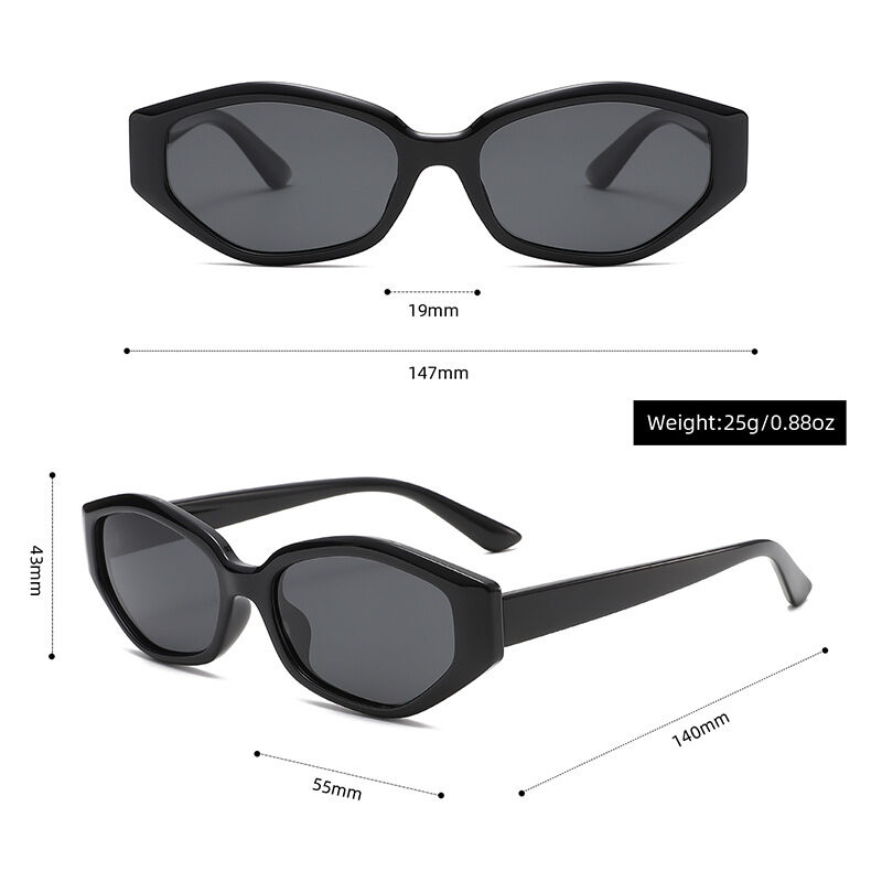 Simple Series Casual Solid Color Key Gradient Color Unisex Sunglasses Picture2