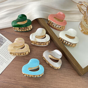 Simple Series Daily Irregular Shape Gradient Color Acetate Hair Claws h5 Picture3