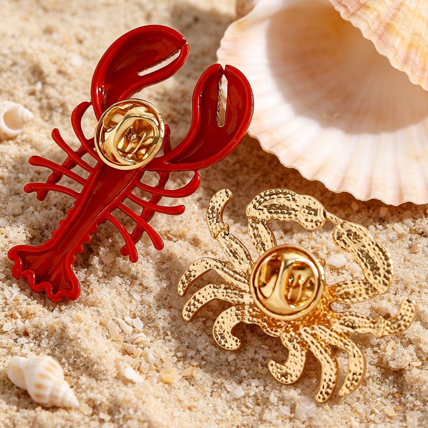 Simple Series Vacation Animal Oceanic Style Alloy Brooches h5 Picture4
