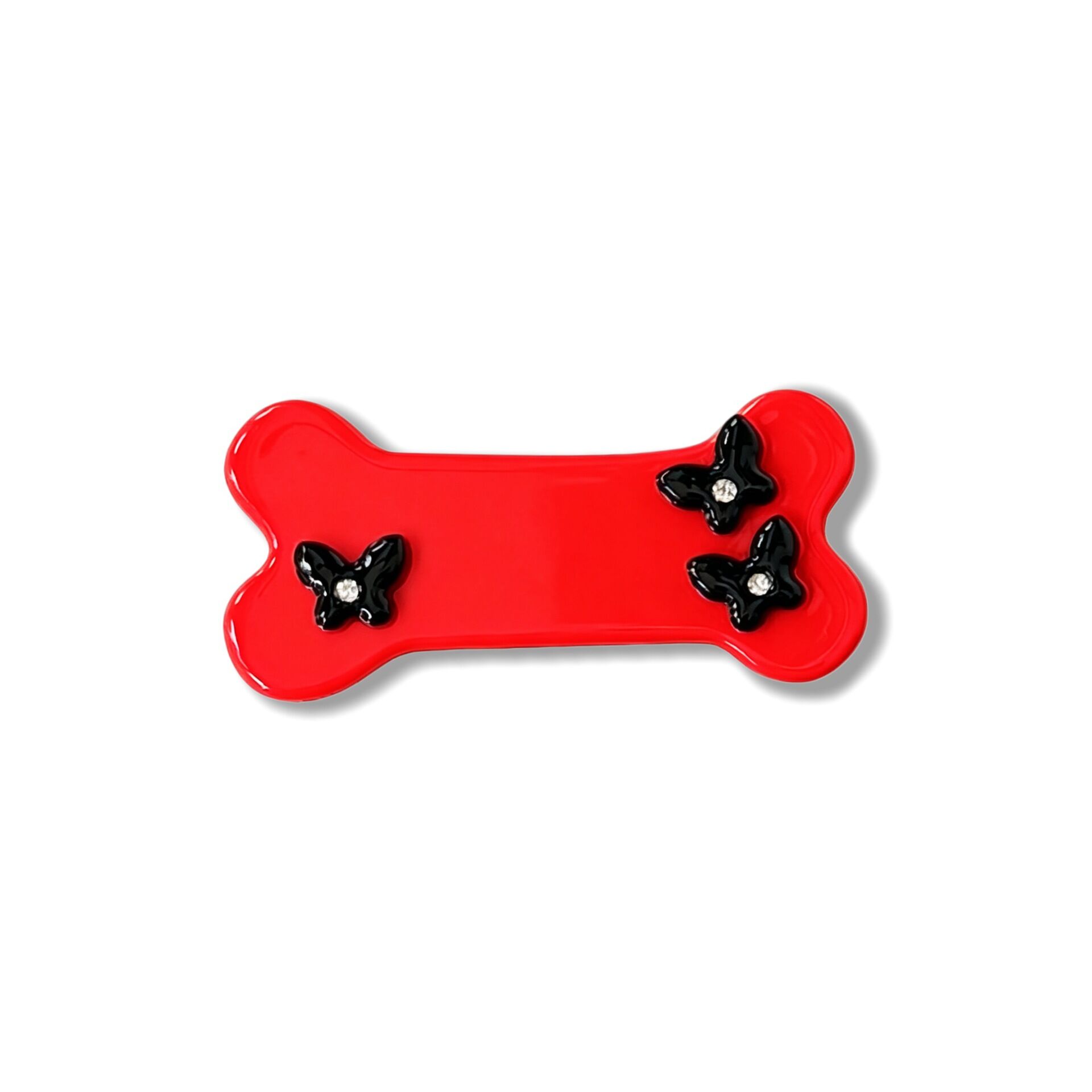 Simple Series Cute Solid Color Butterfly Acetate Hair Clips 2