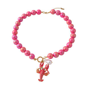 Vacation Oceanic Style Resin Beads Women's Beaded Necklaces h5