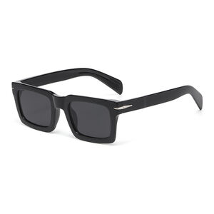 Simple Series Daily Solid Color Leopard Print Unisex Sunglasses h5