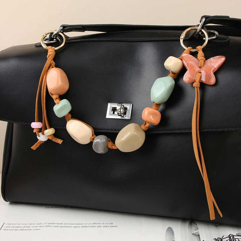 Ethnic Series Retro Beads Butterfly Plastic Bag Charms h5Picture3