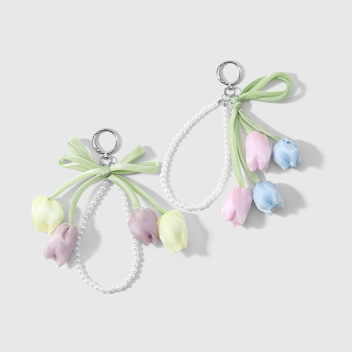 Simple Series Daily Cartoon Mixed Color Leather Bag Charms