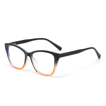 Eenvoudige serie dagelijkse brillen met luipaardprint, gemengde kleuren en kleurverloop, unisex optische bril