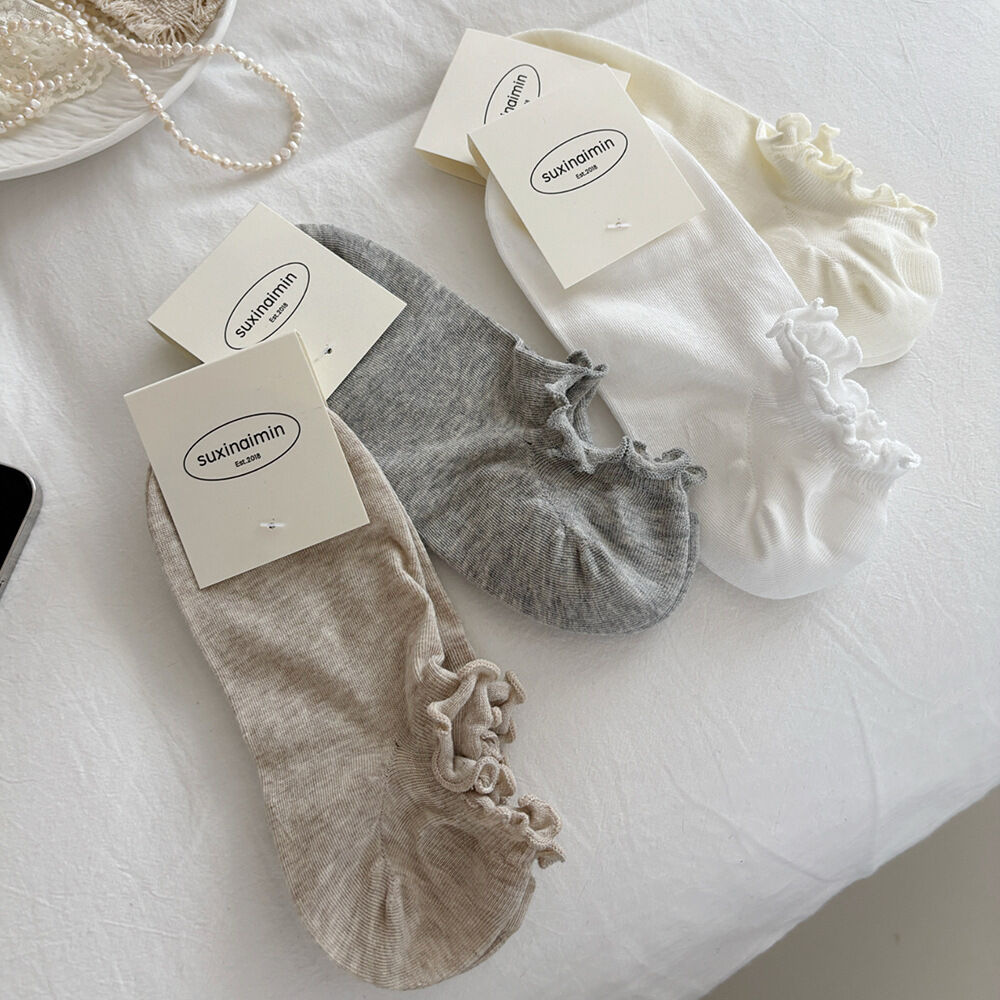 Basic Solid Color Low Cut Socks h5 Picture2