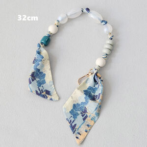 Simple Series Daily Beads Woven Gradient Color Polyester Bag Phone Chain h5