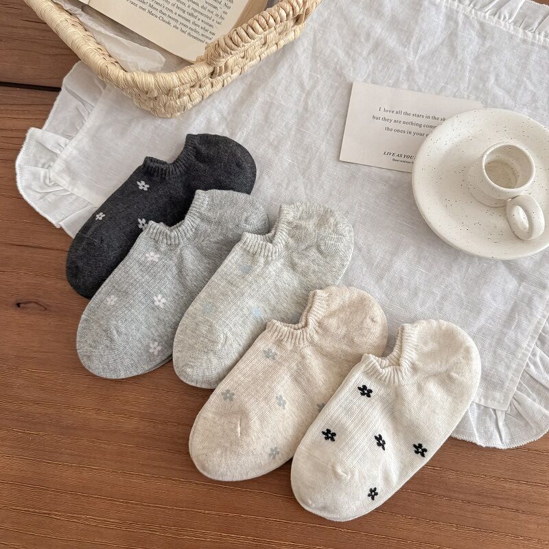High Bounce Basic Botanical Low Cut Socks