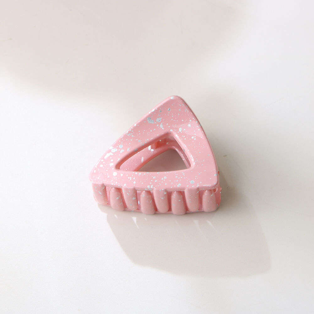 Simple Series Daily Polka Dots Geometric Shape Plastic Hair Claws