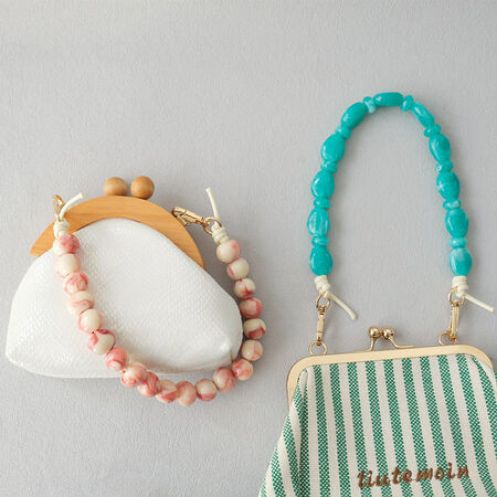 Simple Series Daily Solid Color Oceanic Style Gradient Color Acrylic Phone Chain 2