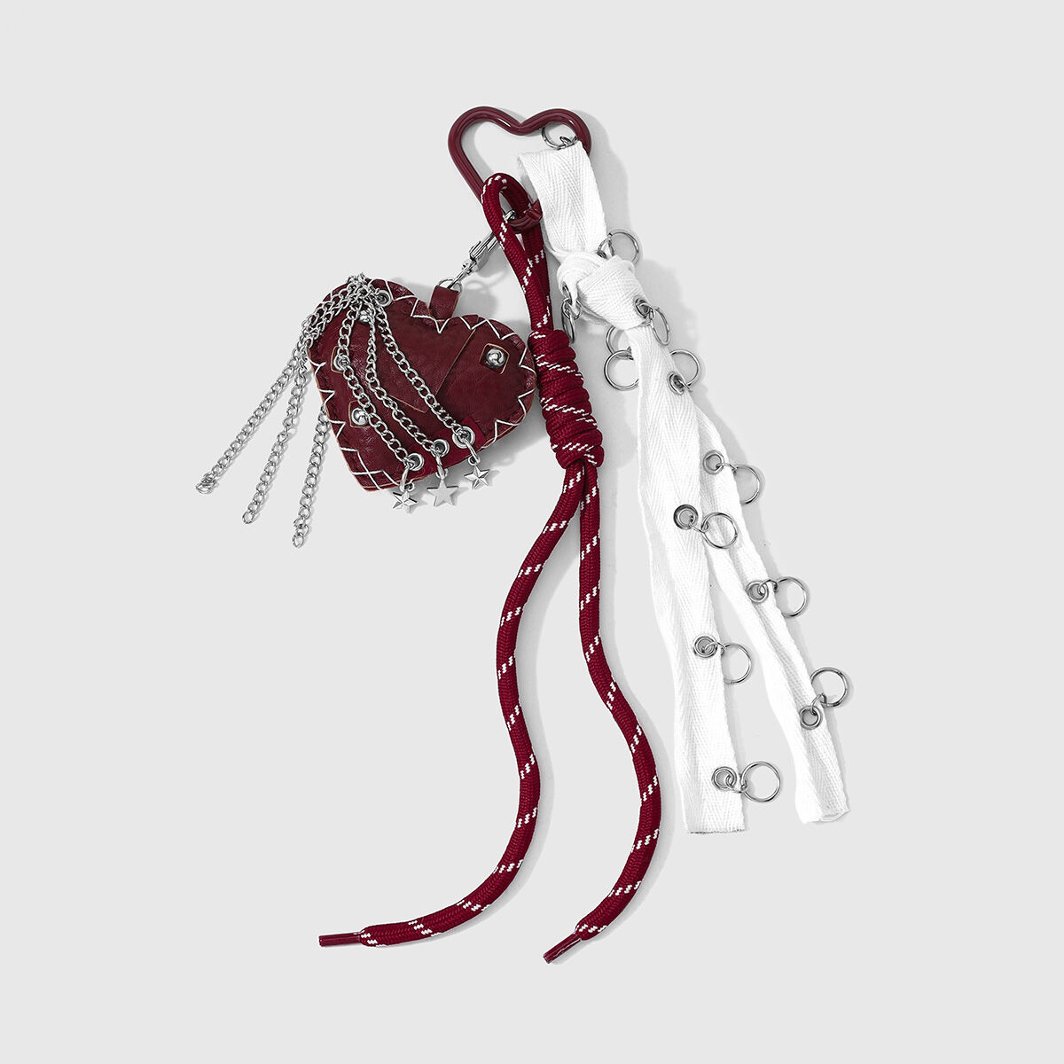 1 Wine Red Keychain 