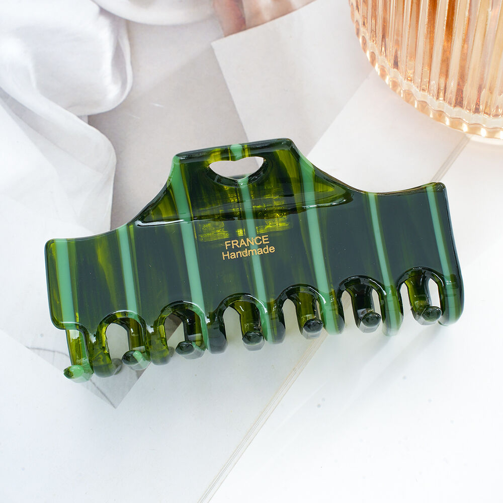 Simple Series Daily Solid Color Stripe Acetate Hair Claws