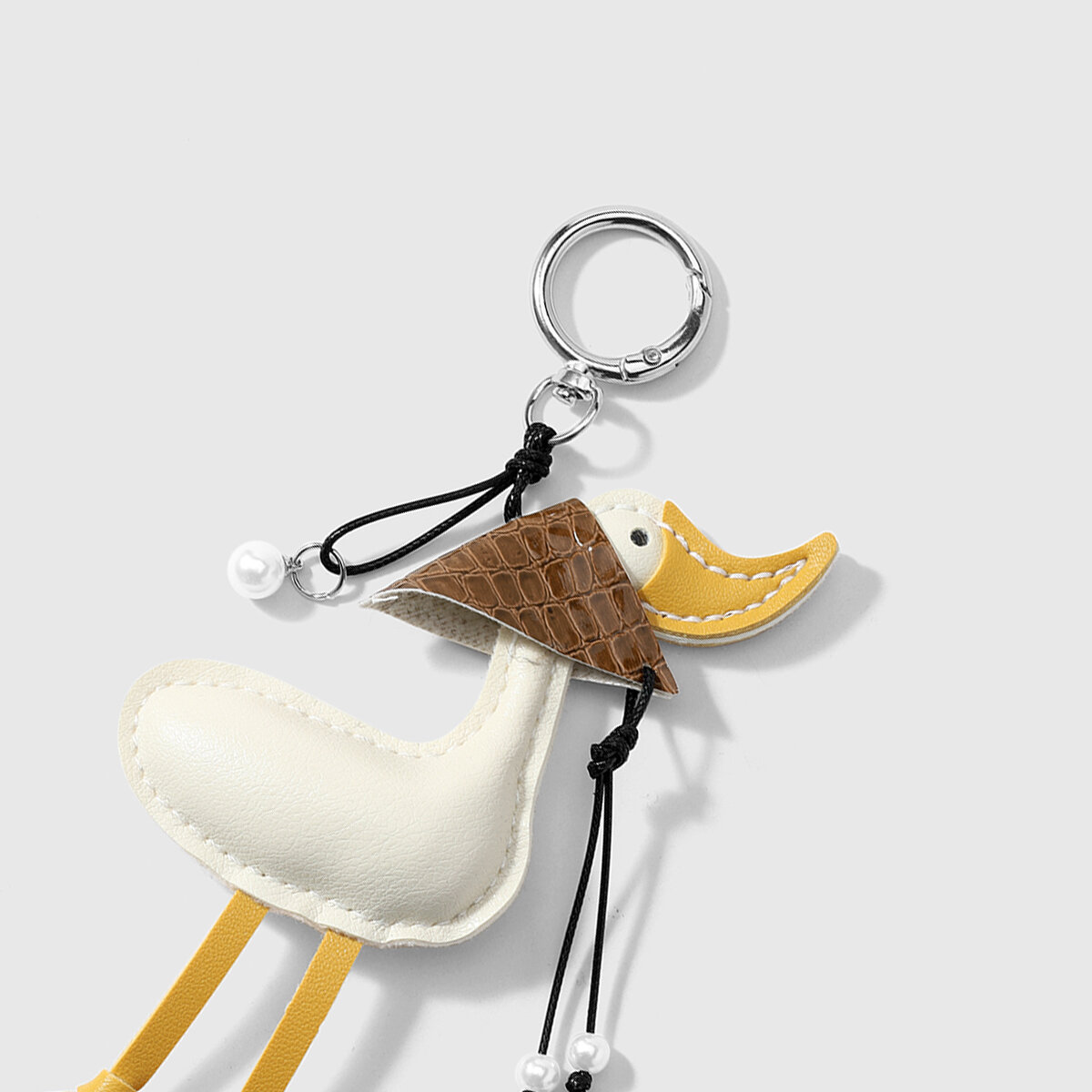 Simple Series Cute Little Duck Leather Women's Bag Charms h5 Picture6