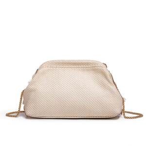 Evening Style Woven Solid Color Oceanic Style Woven Shell Sea Shells Women's Pillow Bag h5 Picture5