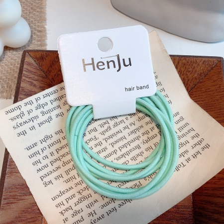 Simple Series Daily Solid Color Fabric Hair Ties
