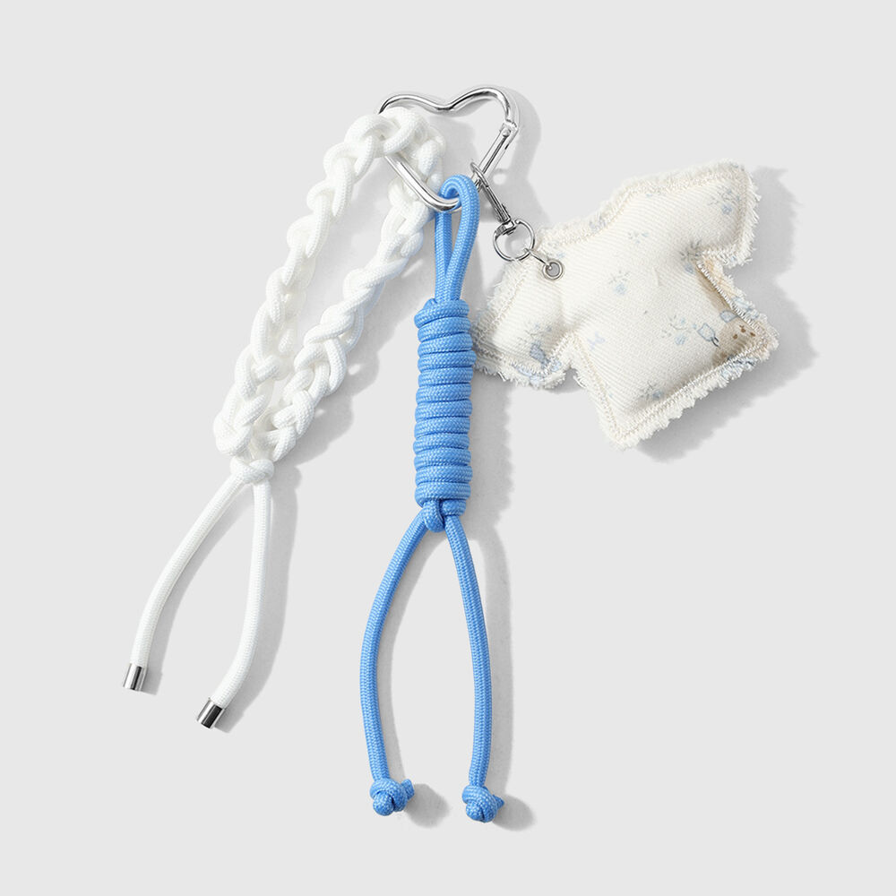 Simple Series Cute Twist Cartoon Braided Rope Bag Charms