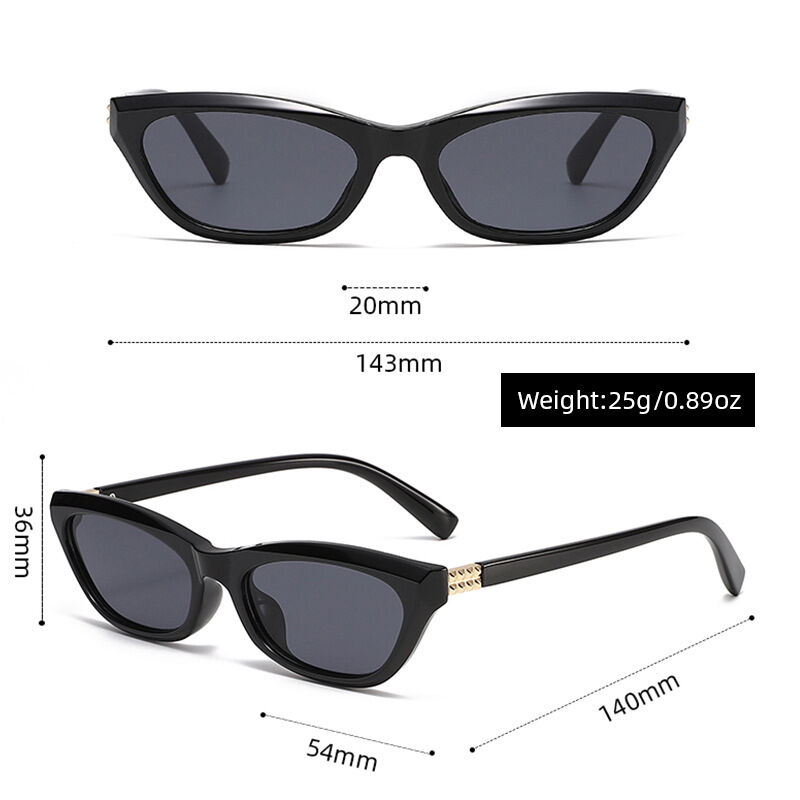 Simple Series Casual Solid Color Leopard Print Gradient Color Women's Sunglasses h5 Picture2