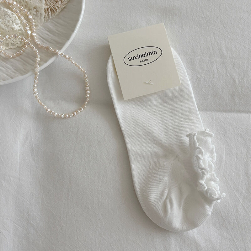 Basic Solid Color Low Cut Socks 