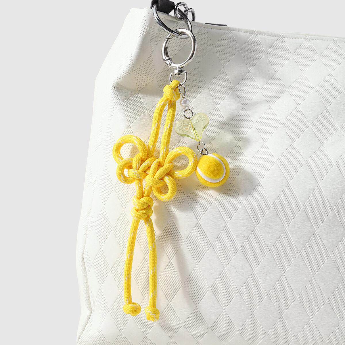 Simple Series Sports Bow Knot Twist Cartoon Alloy Bag Charms h5 Picture5