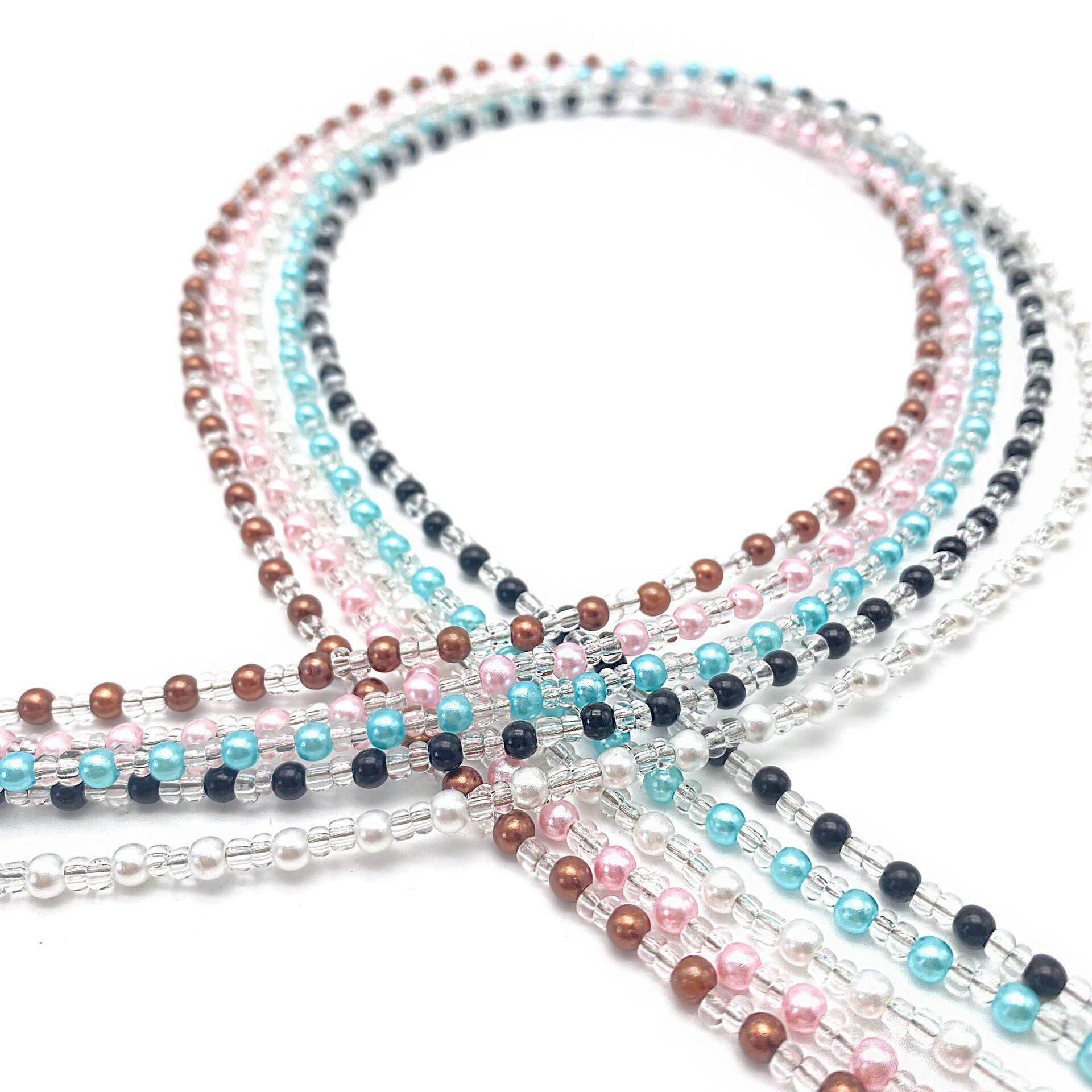 Simple Series Daily Beads Mixed Color Sunglasses Chains h5 Picture3