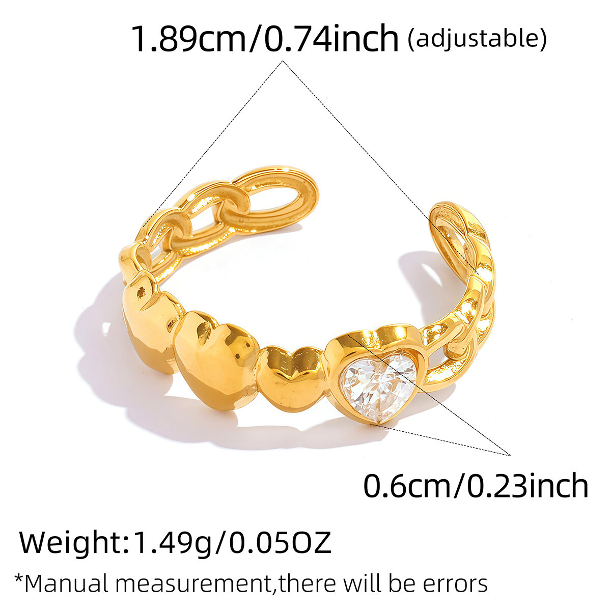 Gold Color/One Size/Style1 