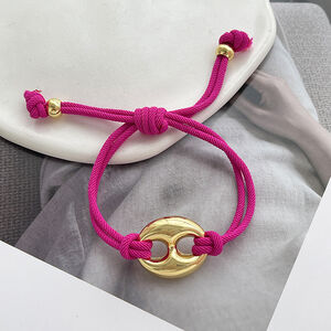 Irregular Shape Rope Women's Braided Bracelets h5