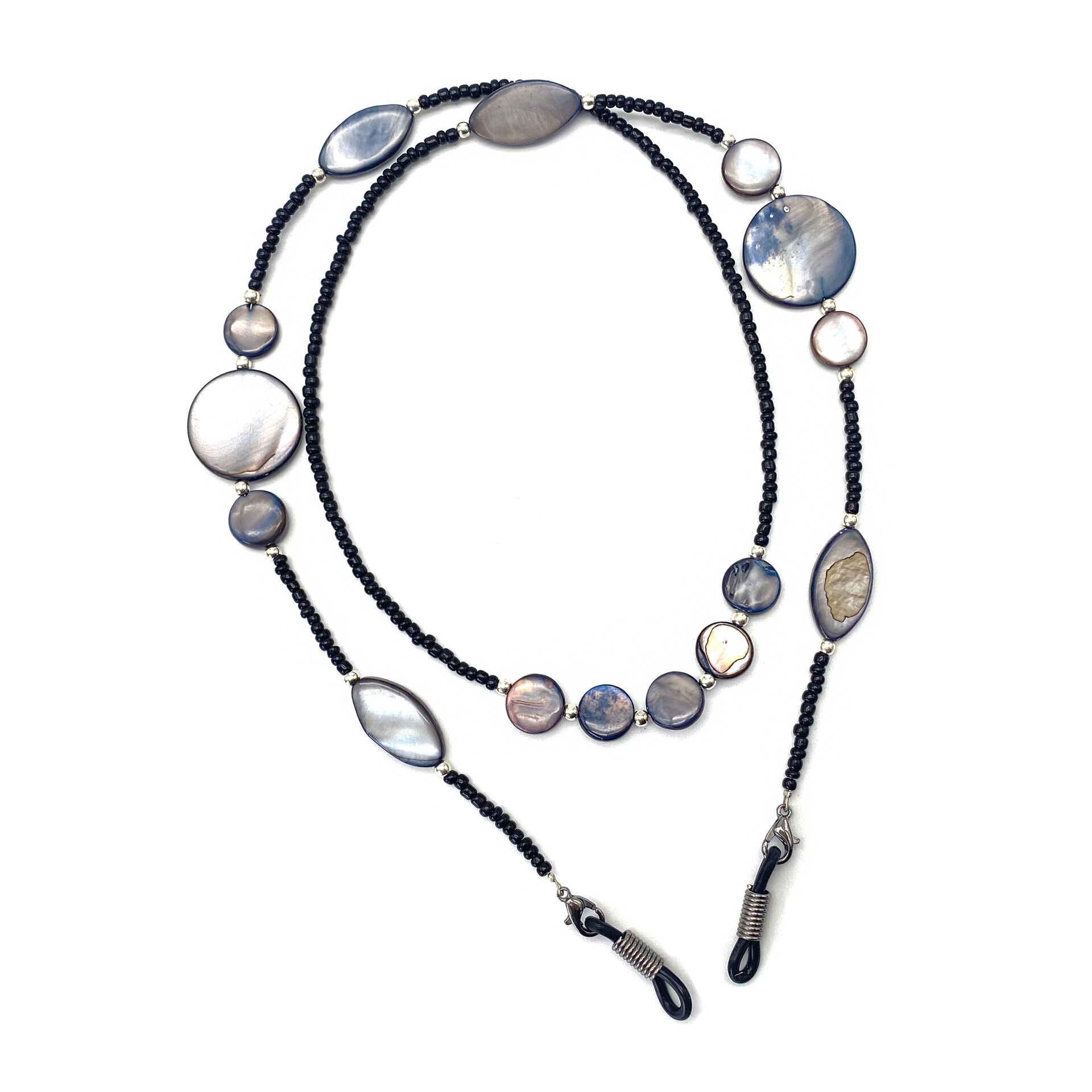 Simple Series Retro Solid Color Beads Shell Sea Shells Sunglasses Chains h5 Picture3