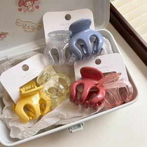 Simple Series Daily Solid Color Plastic Hair Claws h5 Picture3
